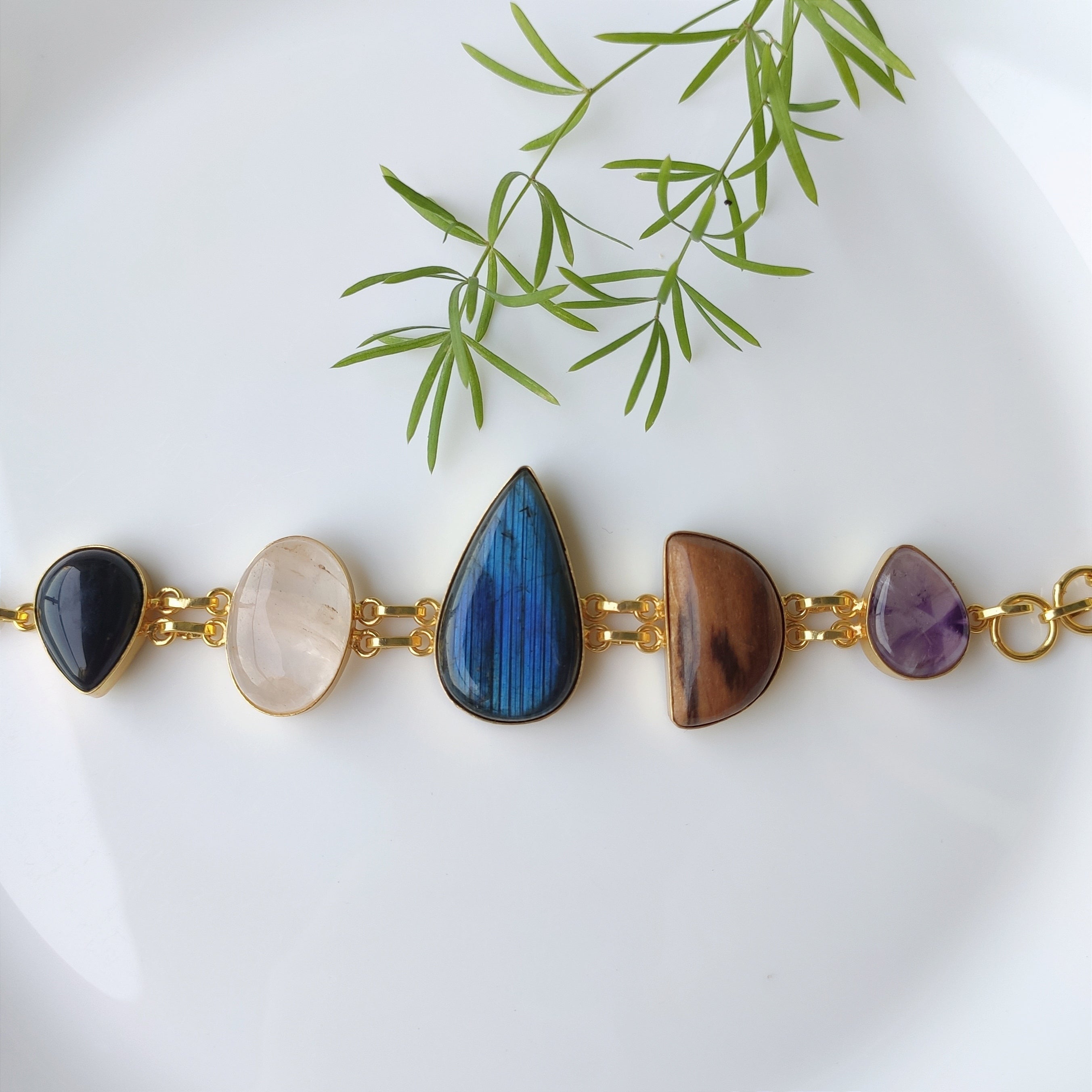 Earth Elements Gem Bracelet