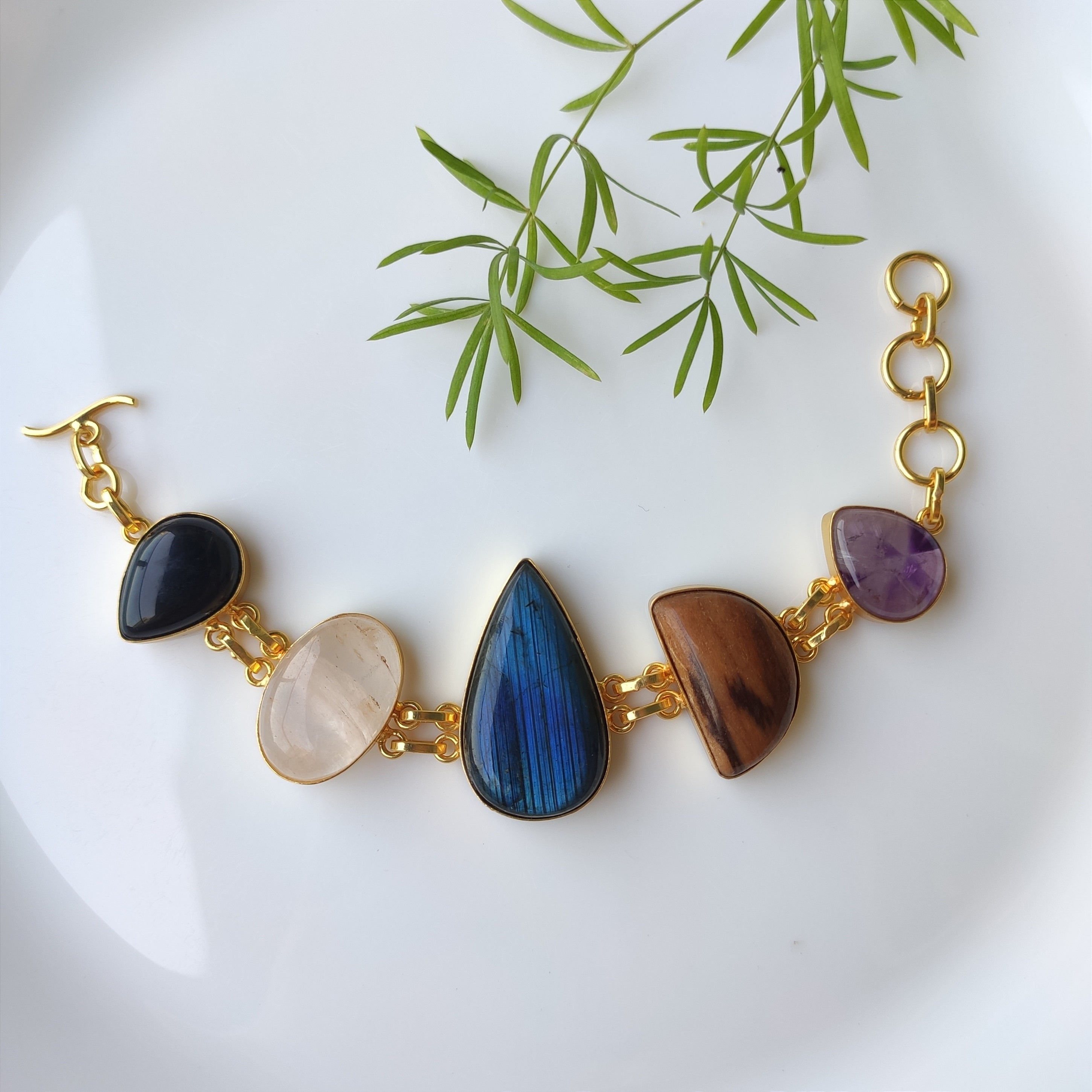 Earth Elements Gem Bracelet