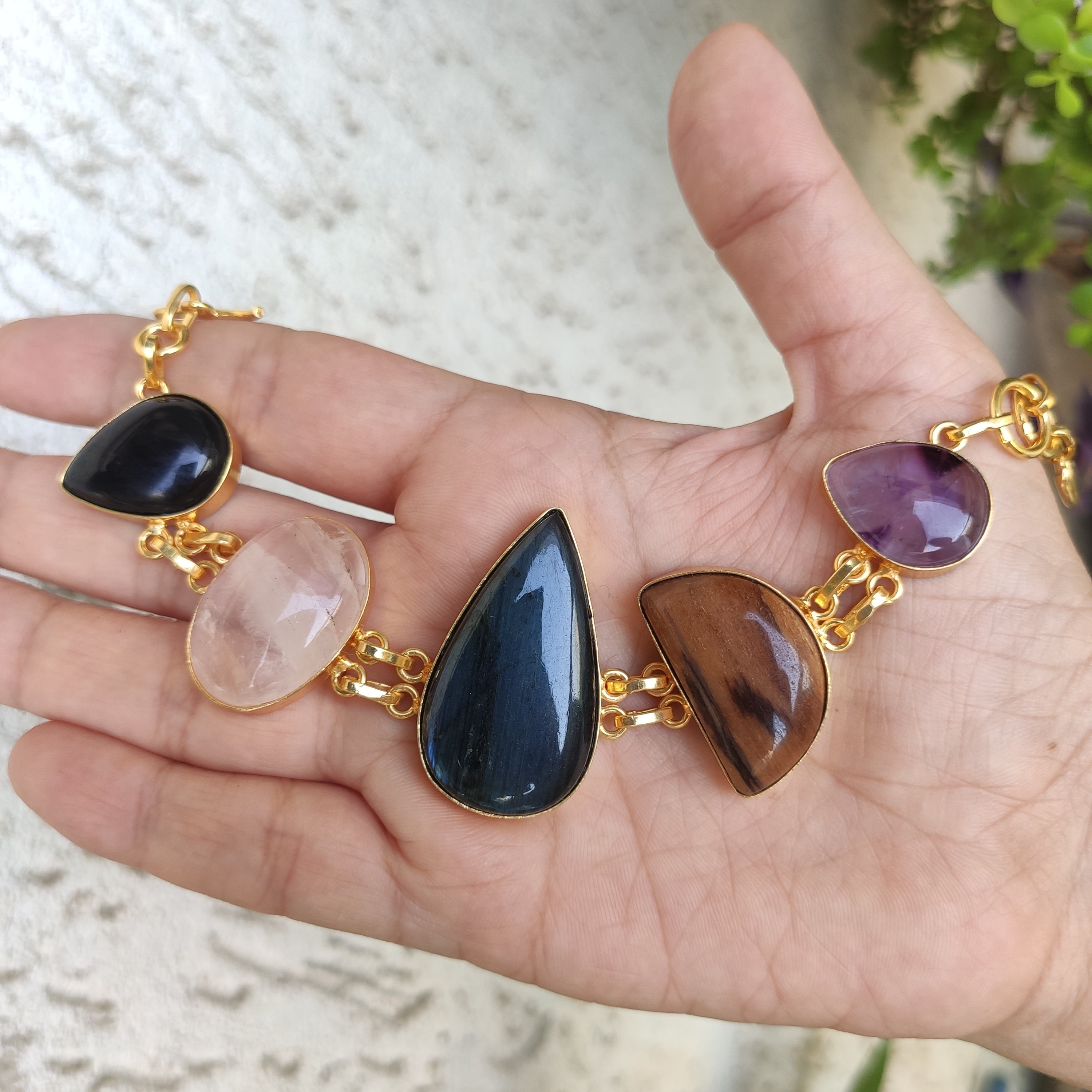 Earth Elements Gem Bracelet