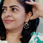 Textured bubbles drop earrings