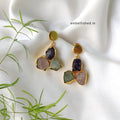 Raw stone trio - rose quartz, amethyst, aquamarine
