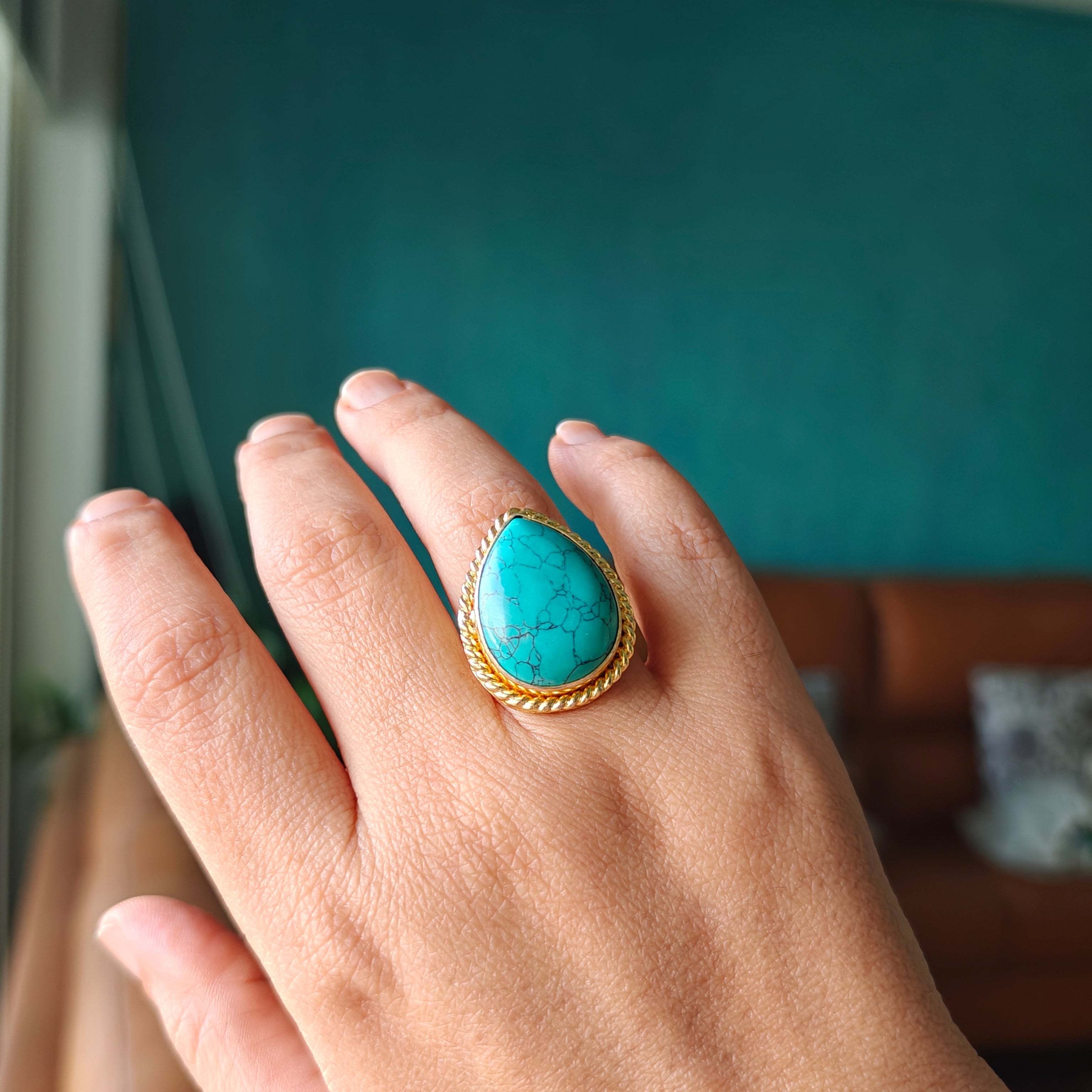 Turquoise Statement Ring