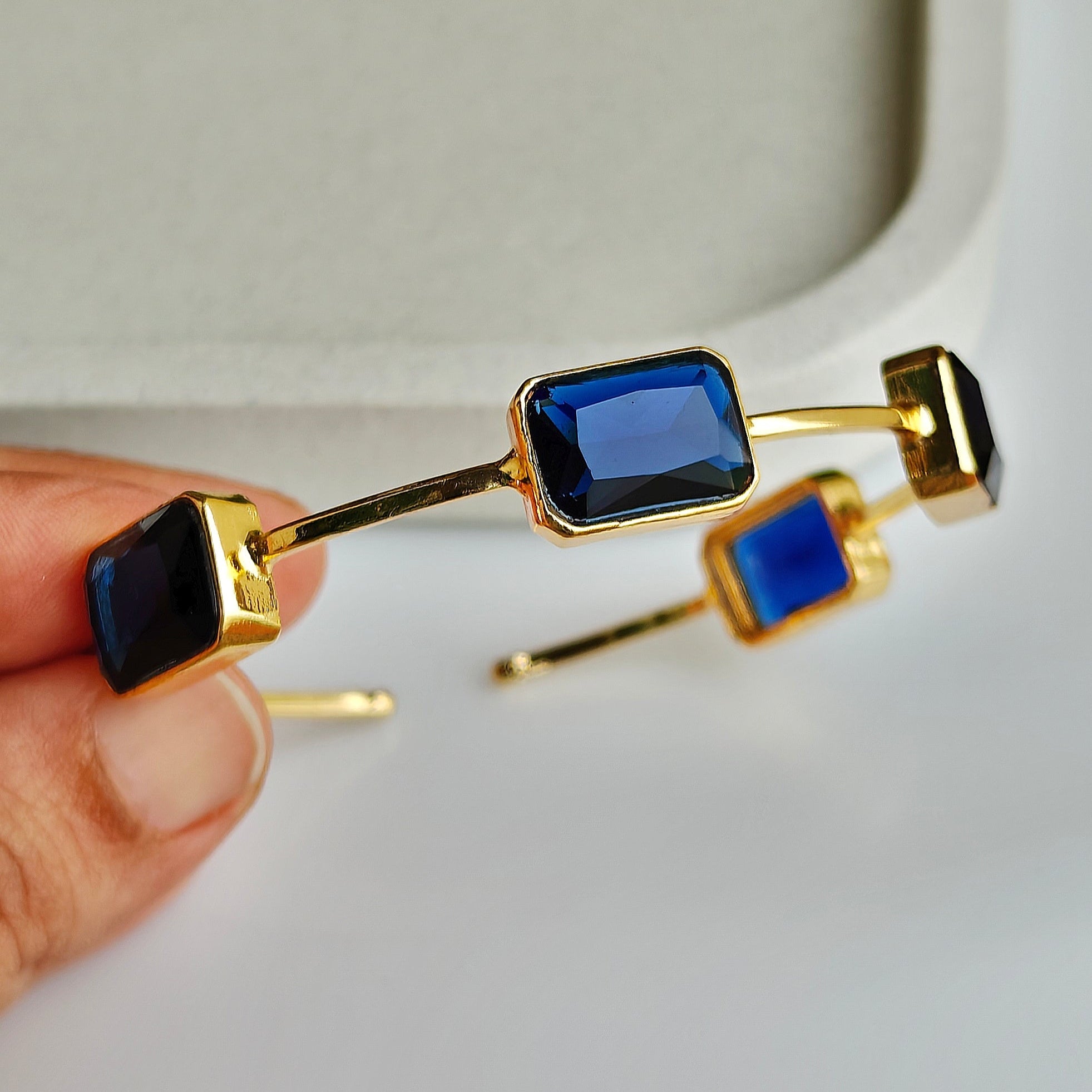 Indigo Radiance Bangle