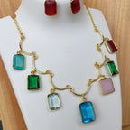 Kaleidoscope necklace set