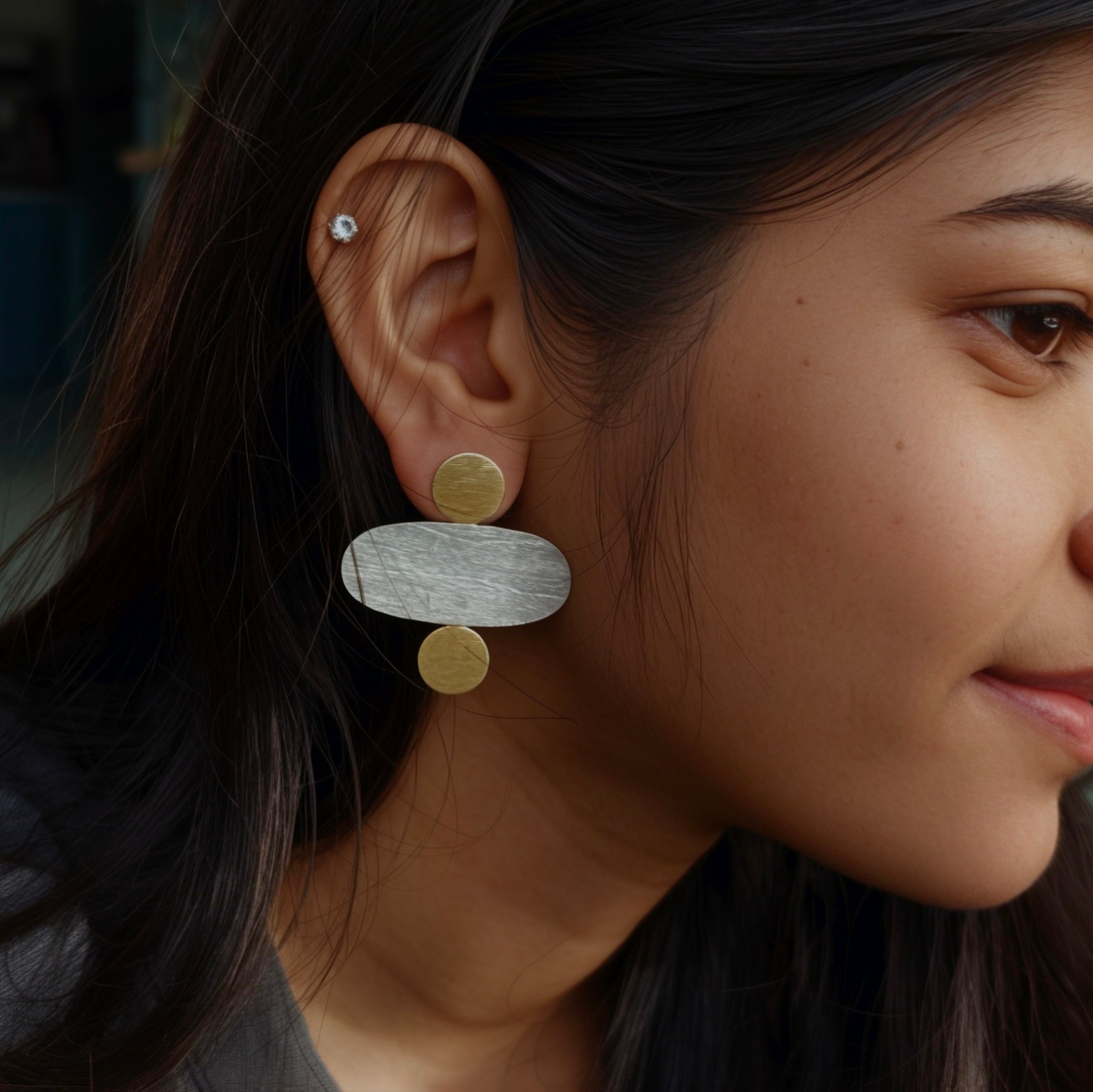 Eclipse Duo Statement Earrings