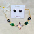 Dainty Boho Choker and Stud set
