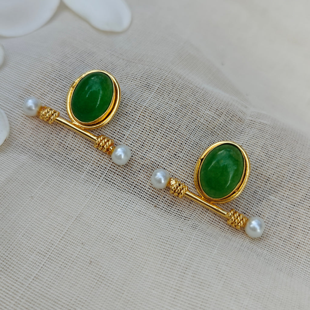 Pearl Tipped Statement Studs
