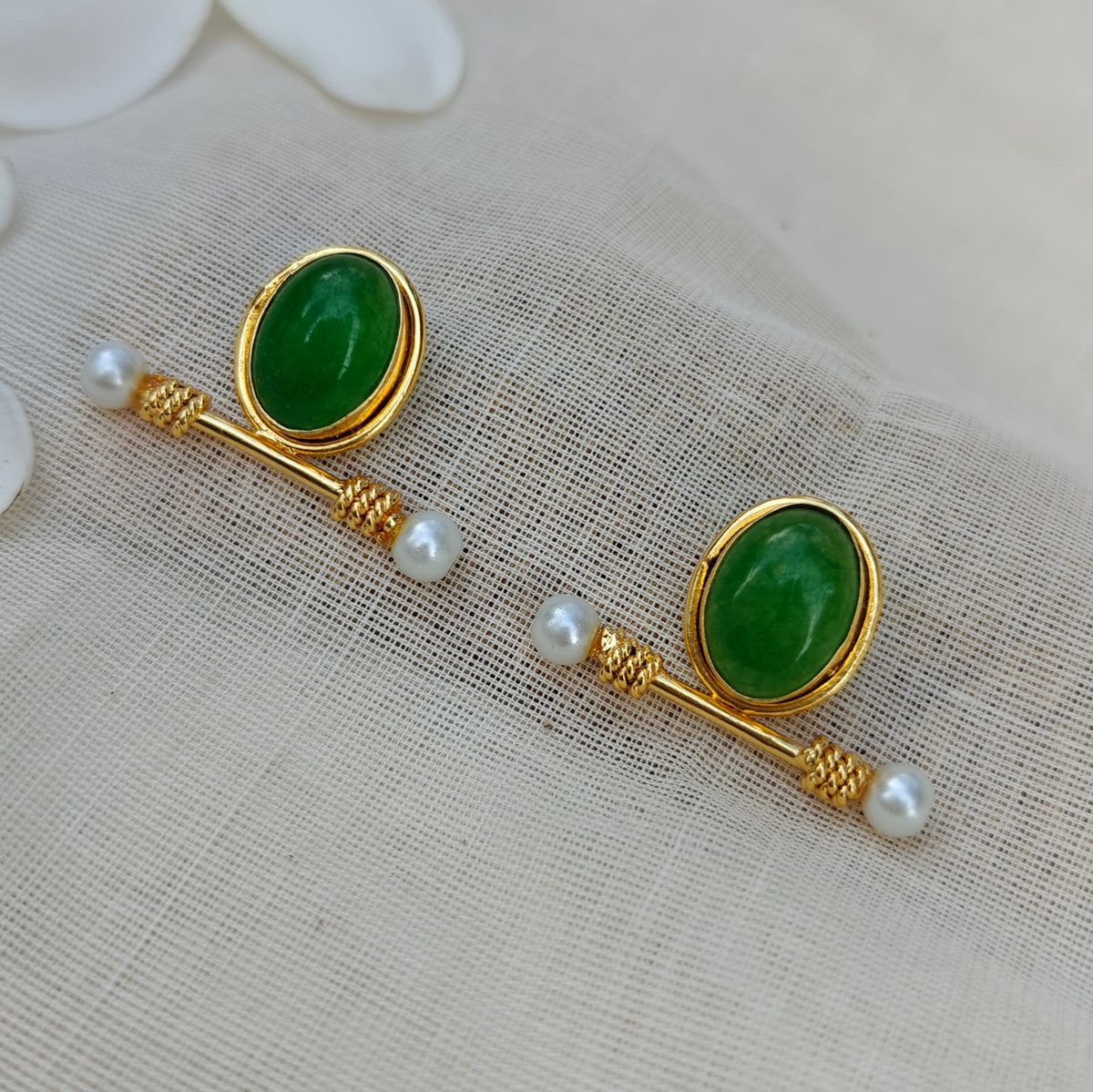 Pearl Tipped Statement Studs
