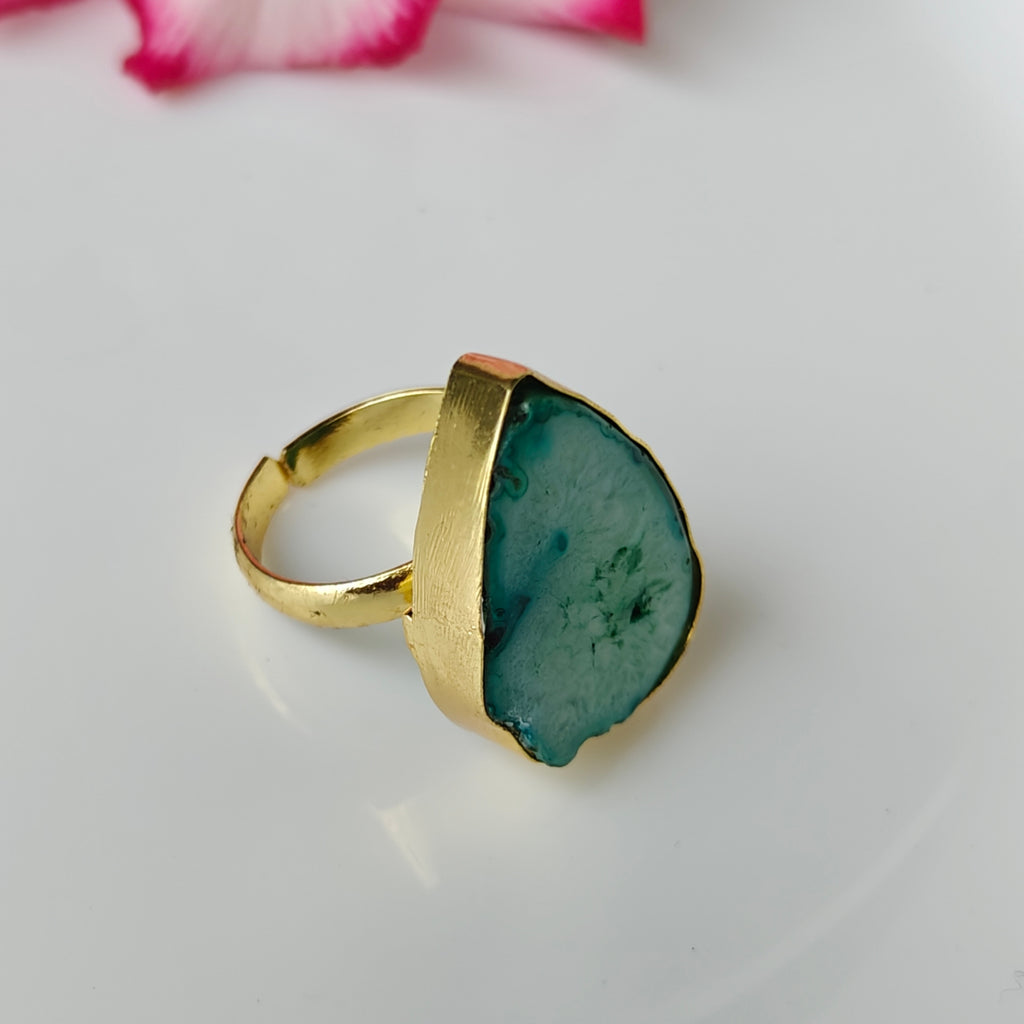 Agate Statement Ring