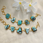 Matrix Turquoise Bracelet in gold frame