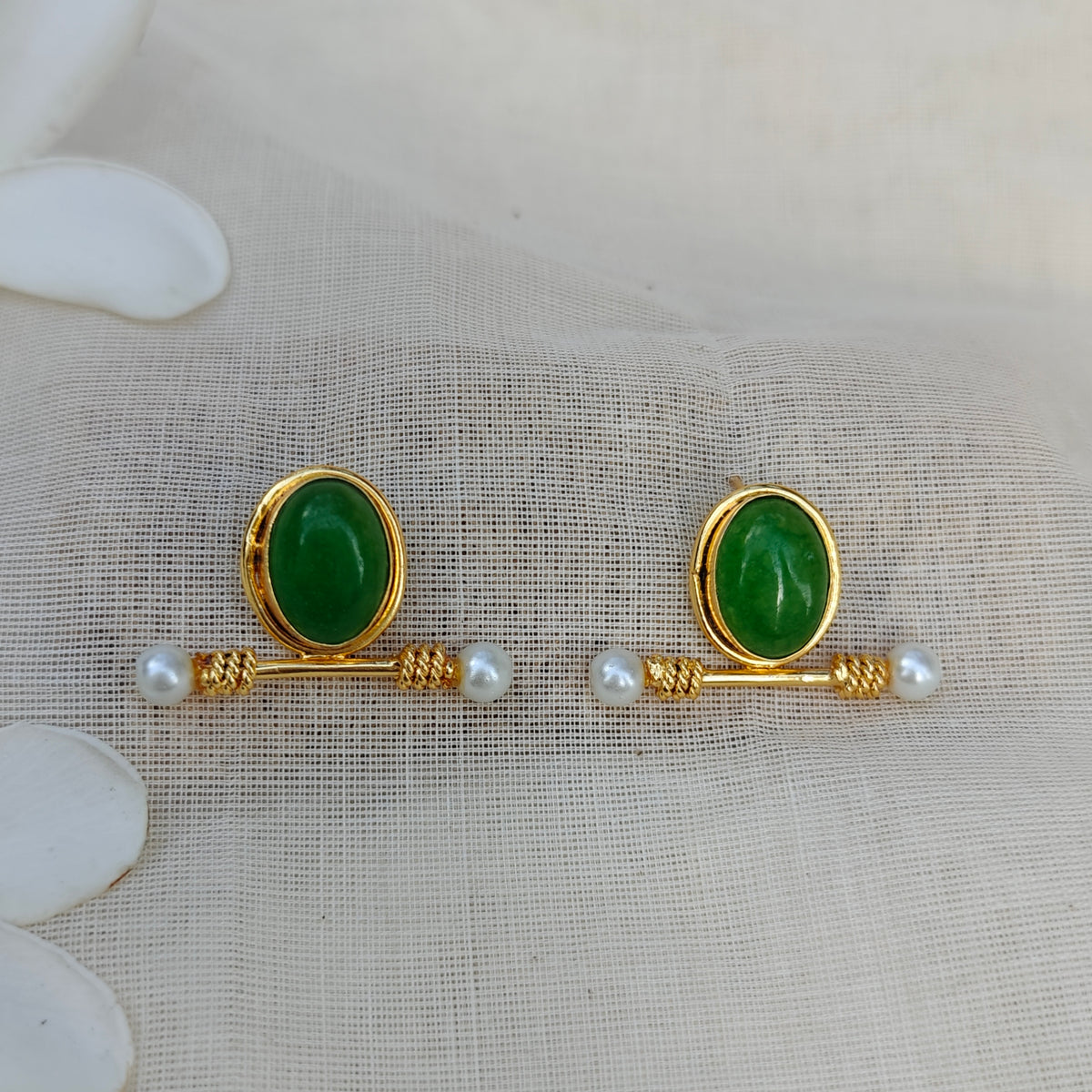 Pearl Tipped Statement Studs