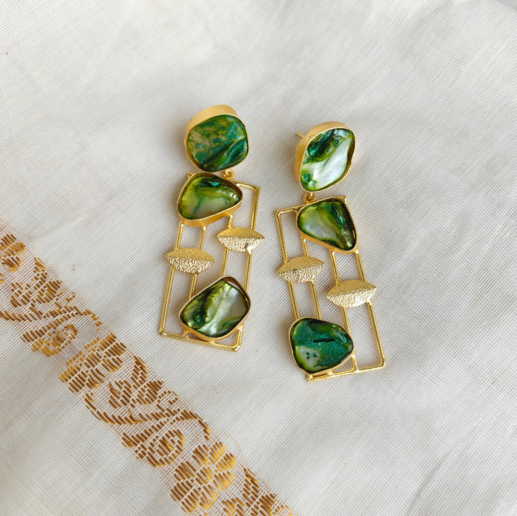 Verdant Symphony Statement Earrings