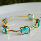 Cyan Radiance Bangle