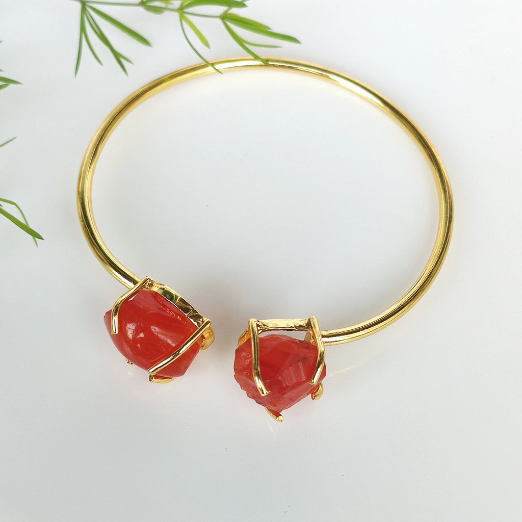 Carnelian Crush Slim Bangle