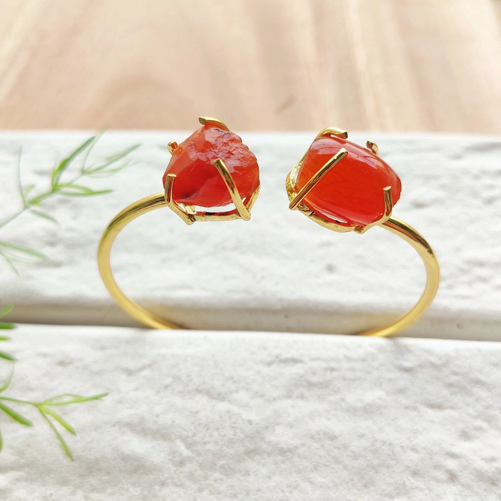 Carnelian Crush Slim Bangle