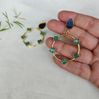 Mint Halo Drop earrings