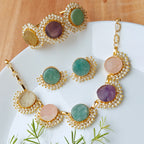 Royal Multi-stone Pearl Ensemble