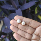 Fresh water pearl studs