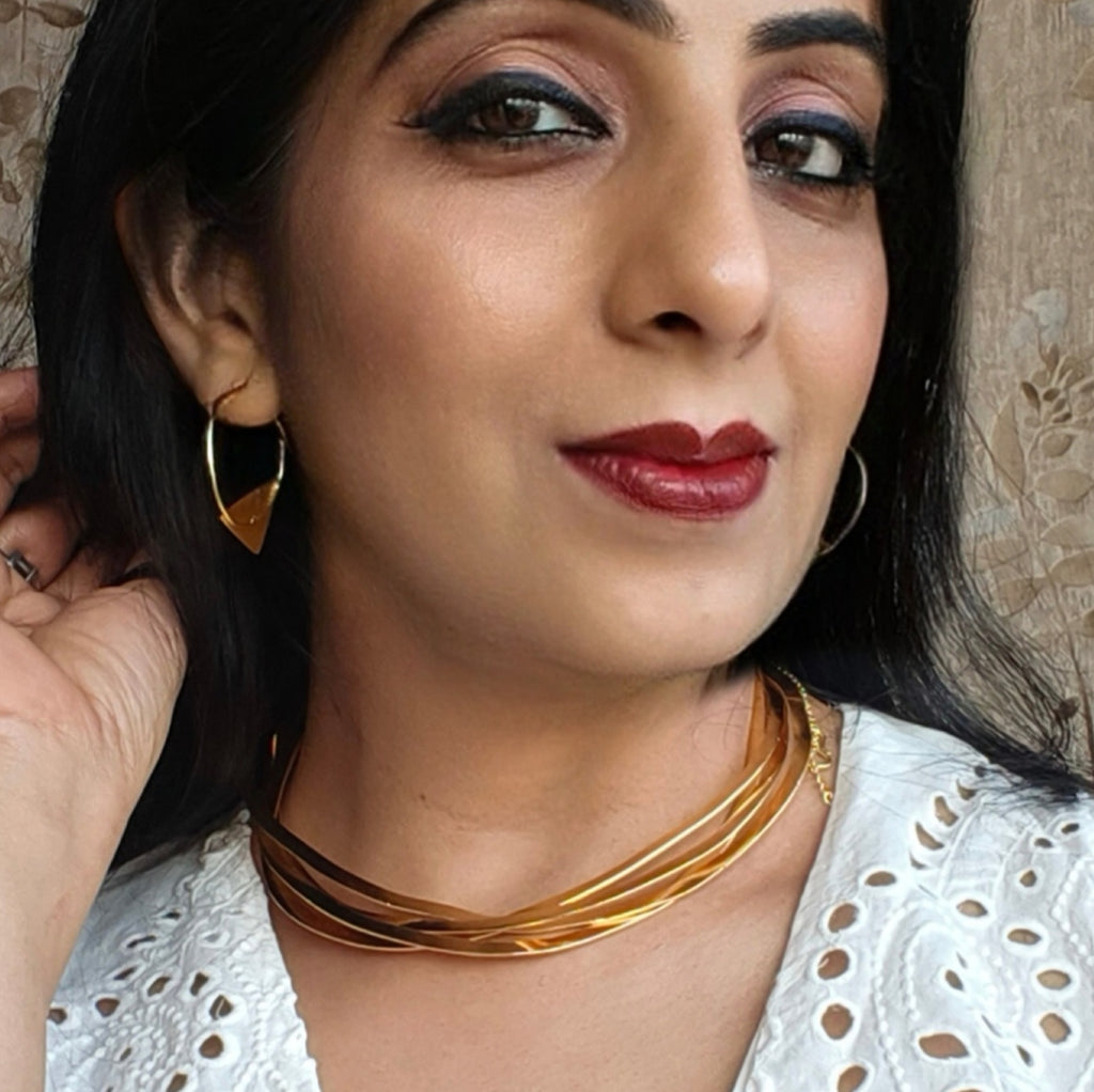 Luna Layered Collar Necklace set