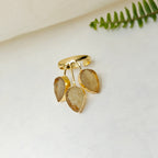 Raw stones Crown finger ring