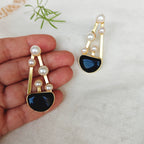 Abstract Melody drop earrings
