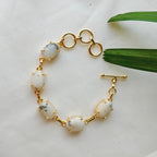 Natural tumble stones bracelet