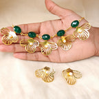 Vibrant Stones and Filigree Blooms necklace set