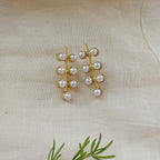 Mini Pearl Grapebunch earrings