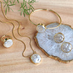 Ivory Glow Baroque Pearls set