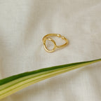Golden Bubble finger ring