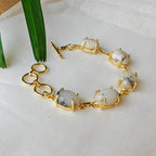 Natural tumble stones bracelet