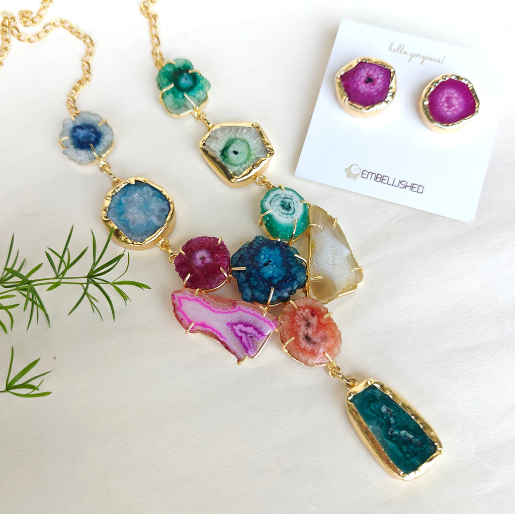 Rainbow Reverie Necklace set