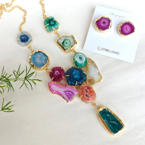 Rainbow Reverie Necklace set