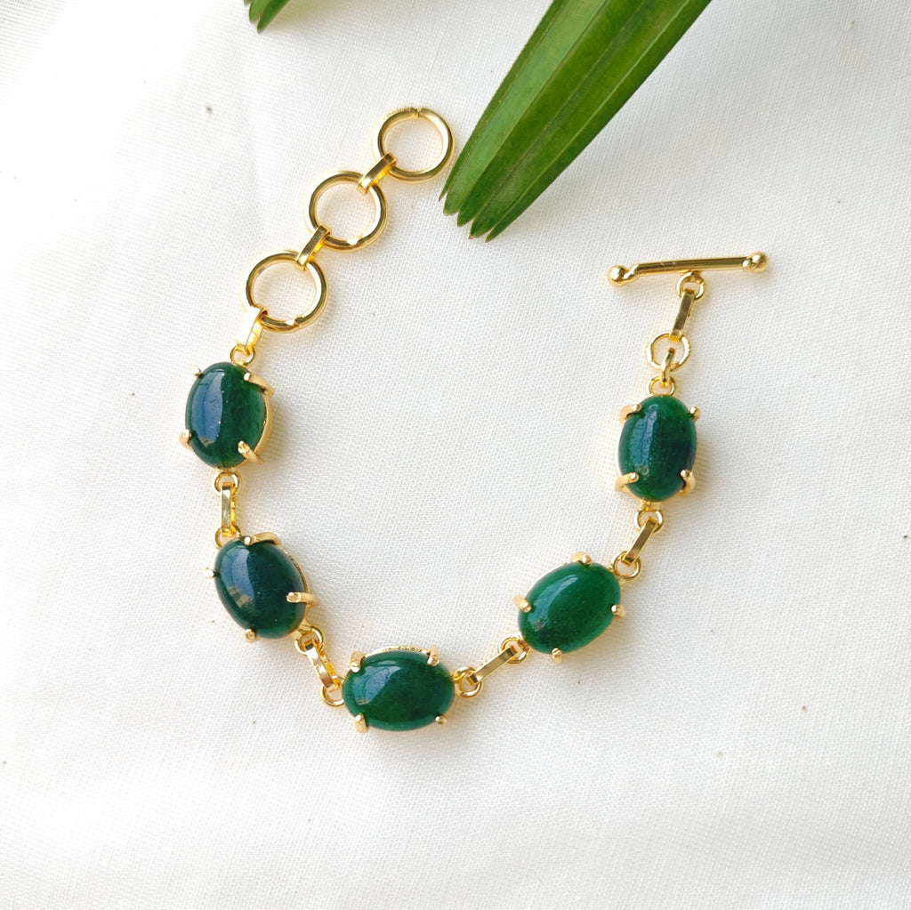 Natural tumble stones bracelet