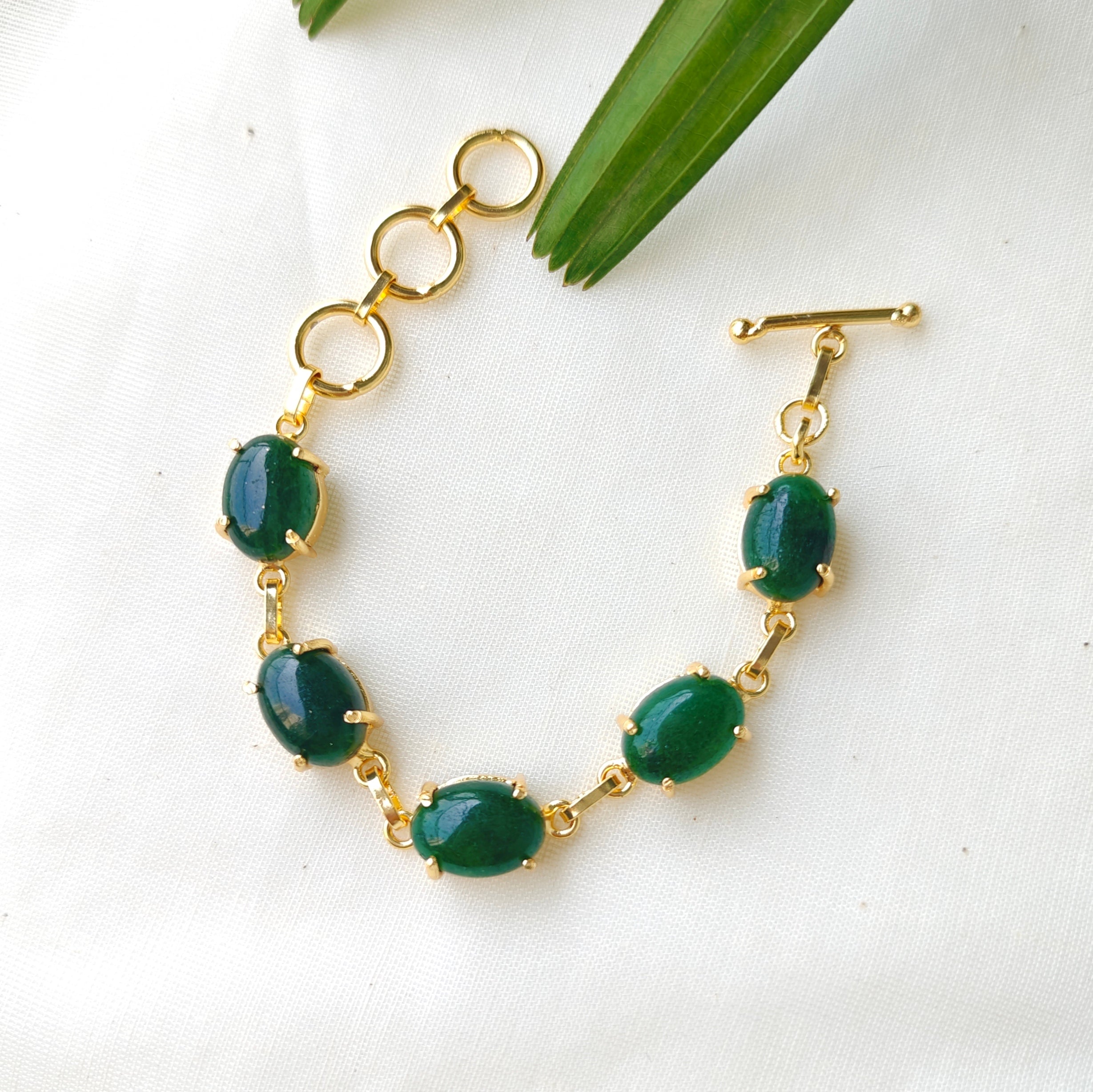 Natural tumble stones bracelet