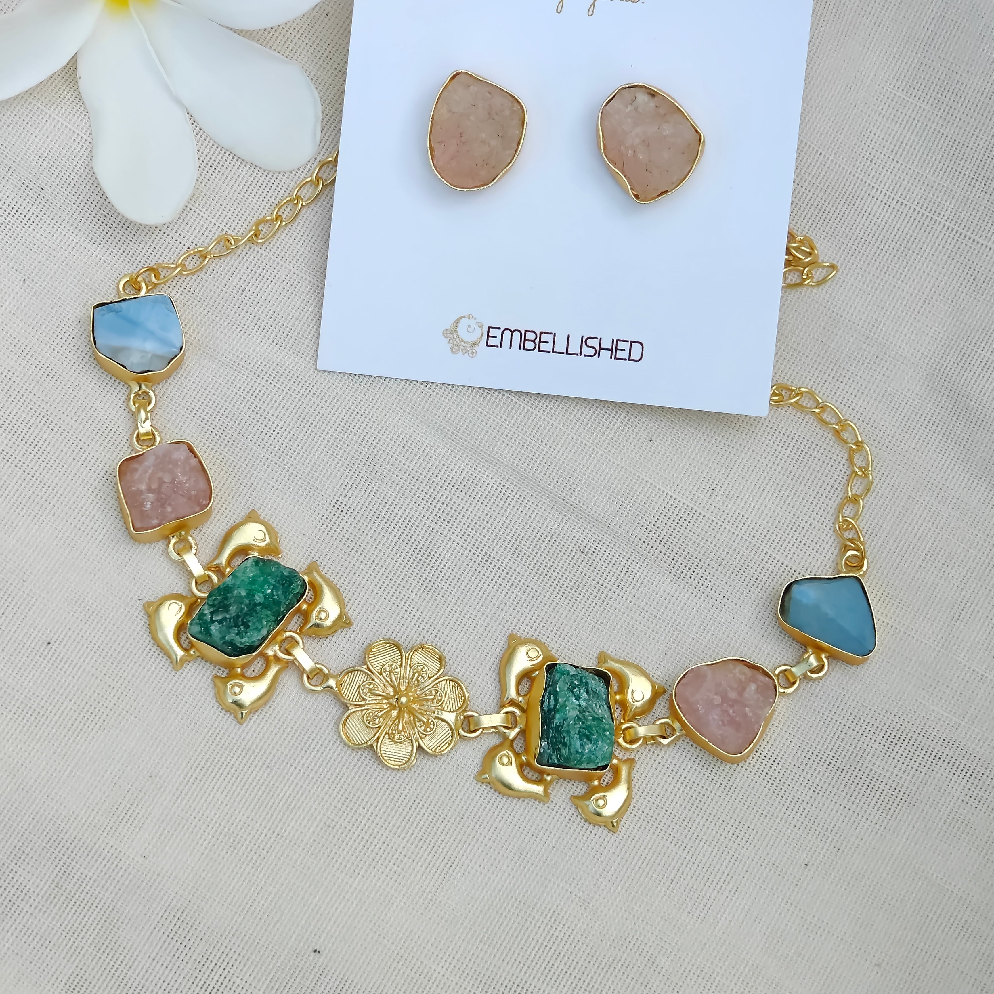 Raw Crystal Floral Dream Set