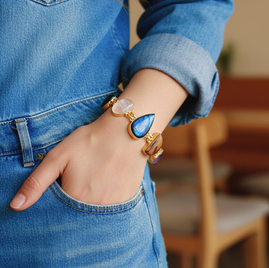 Earth Elements Gem Bracelet