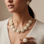 Regal Pearl Choker Set