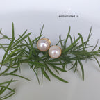 Fresh water pearl studs