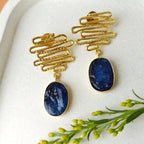 Whimsy Waves and Bold Drops - blue