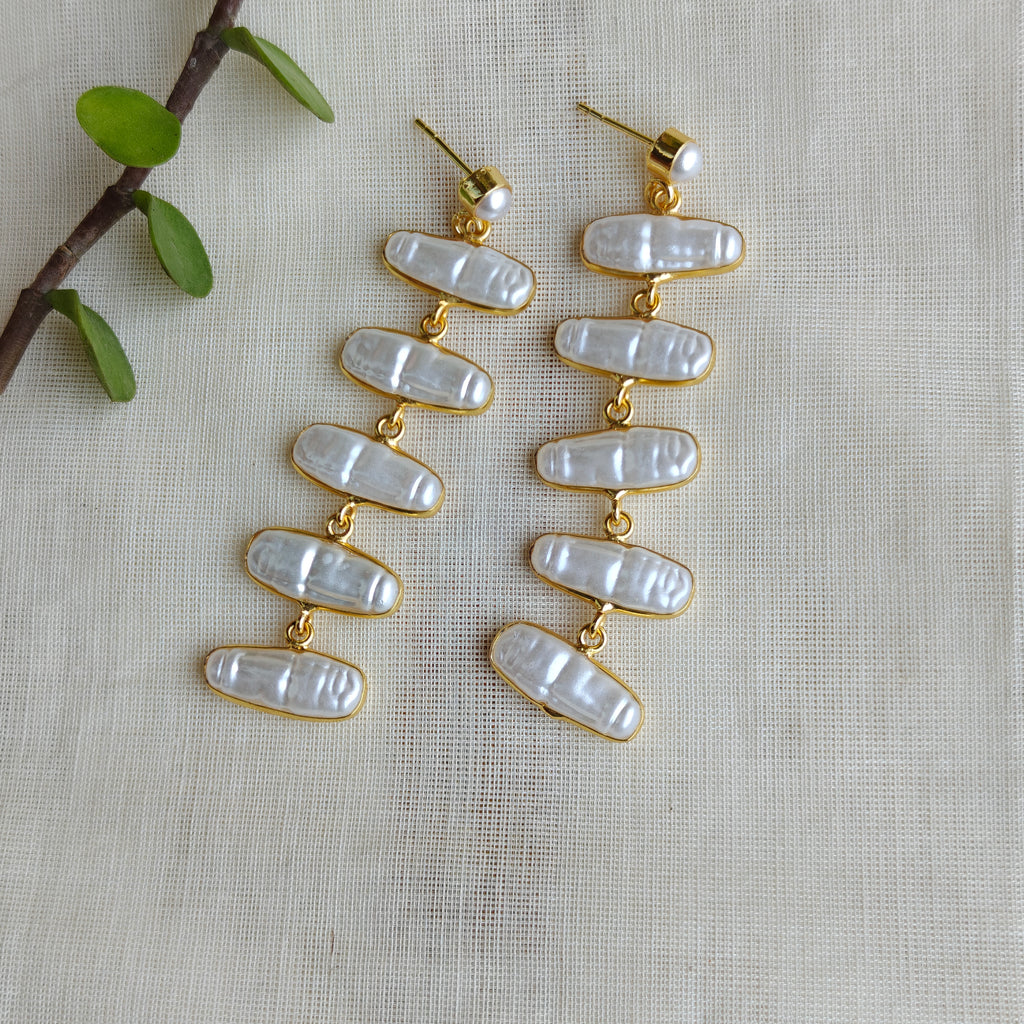 Baroque Pearl Rope earrings
