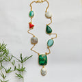 Carnival Gemstone Statement Chain - Marble