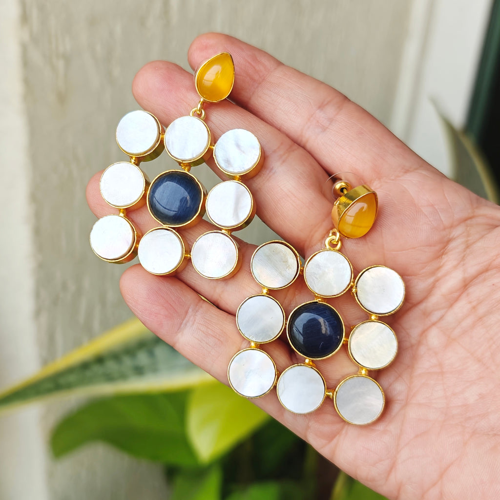 Celeste Mosaic Drop Earrings