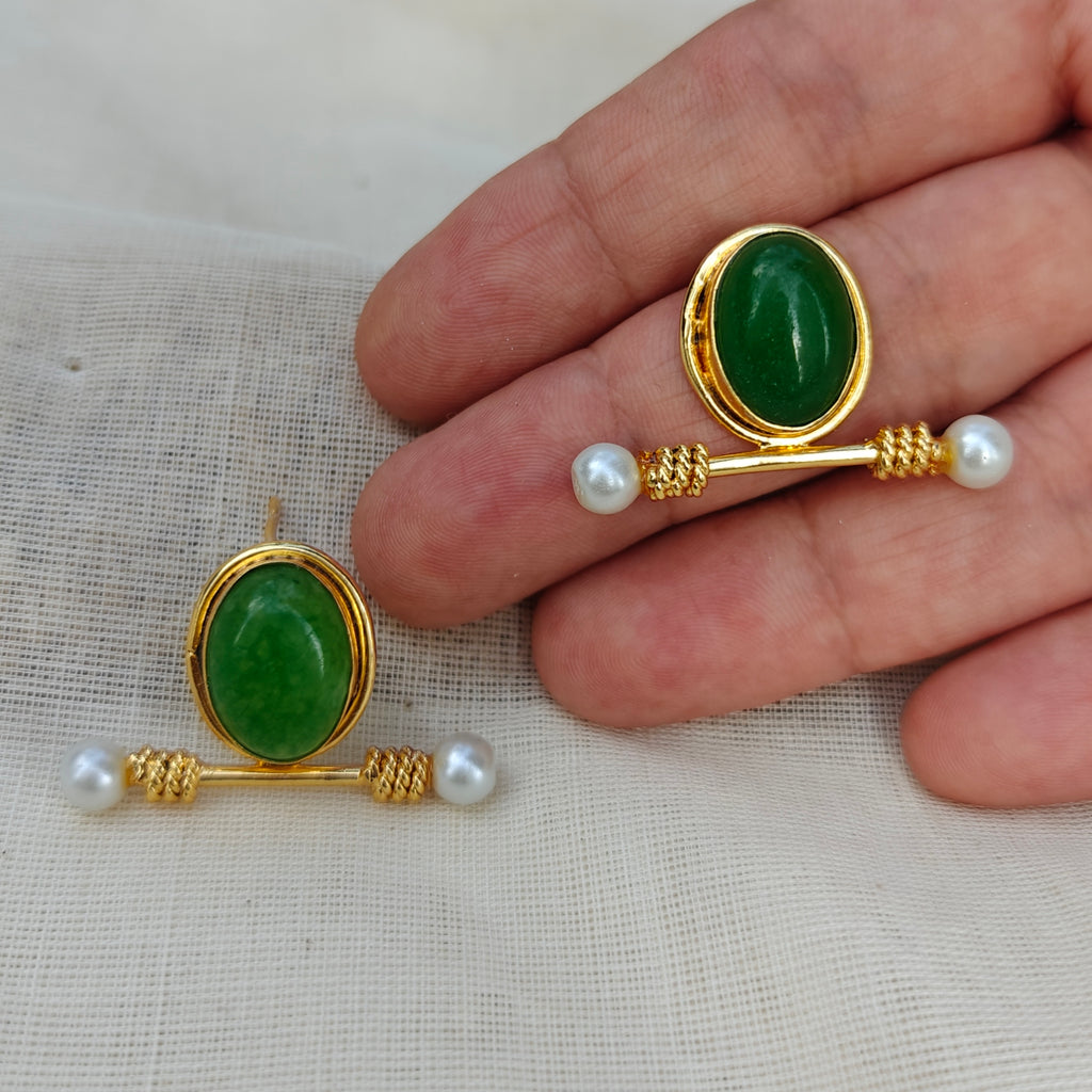 Pearl Tipped Statement Studs