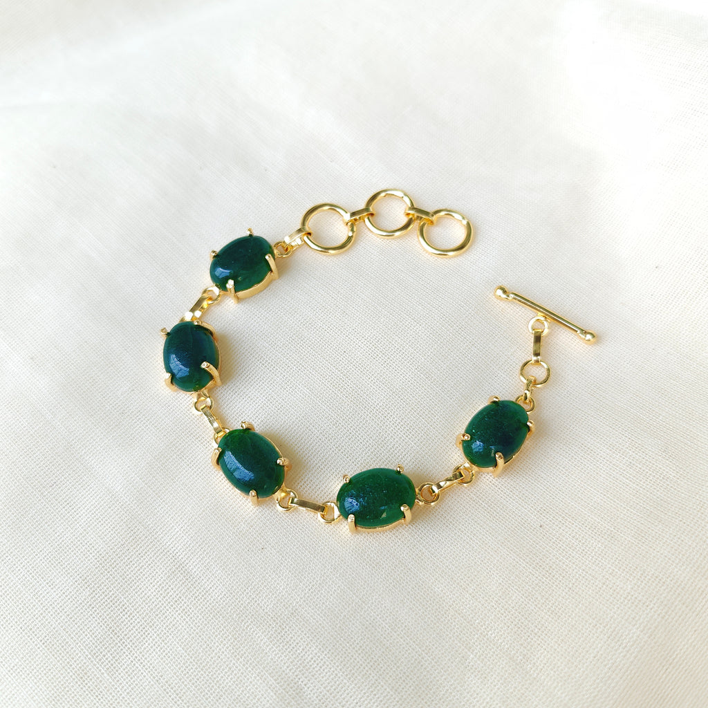 Natural tumble stones bracelet