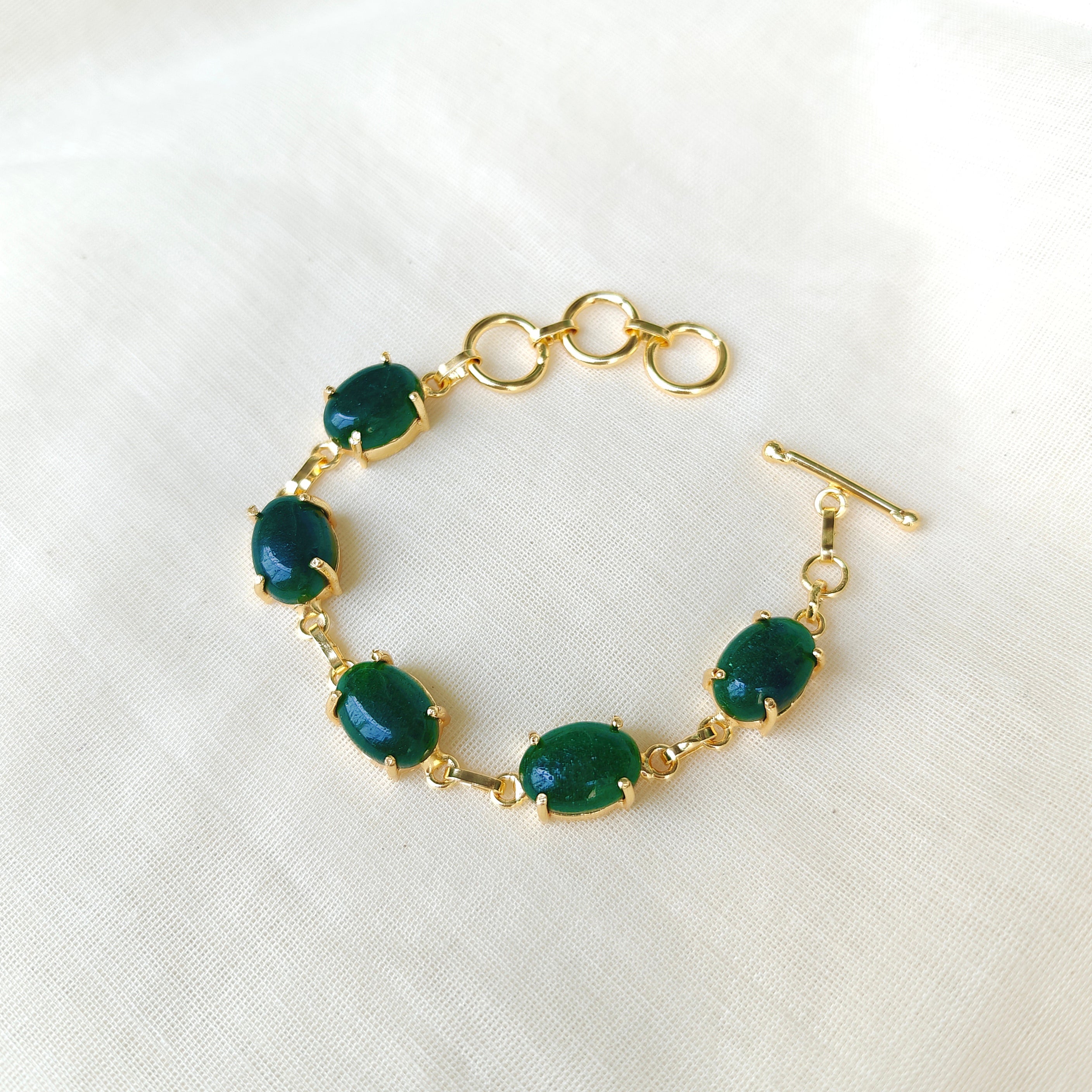 Natural tumble stones bracelet