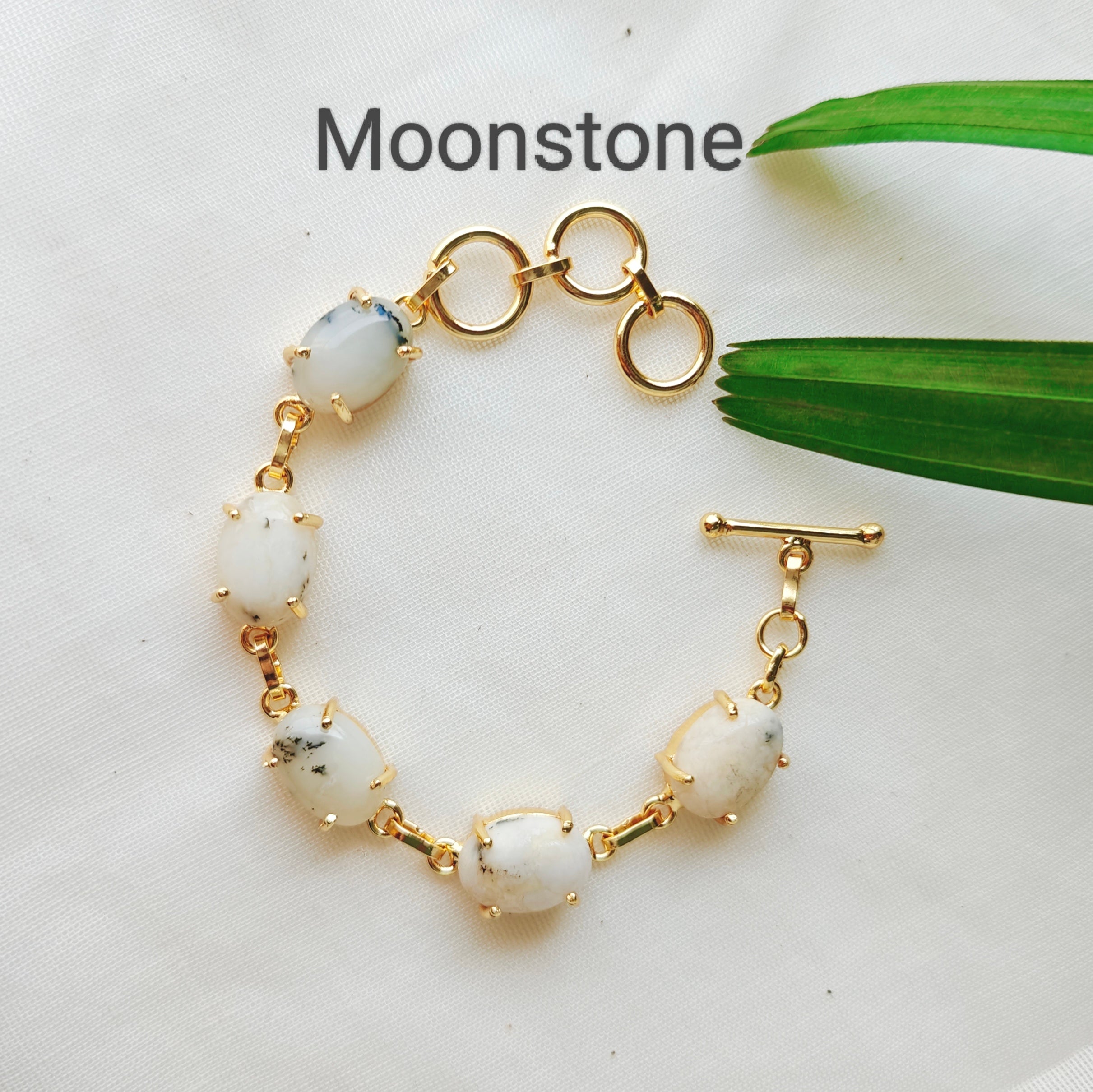 Natural tumble stones bracelet