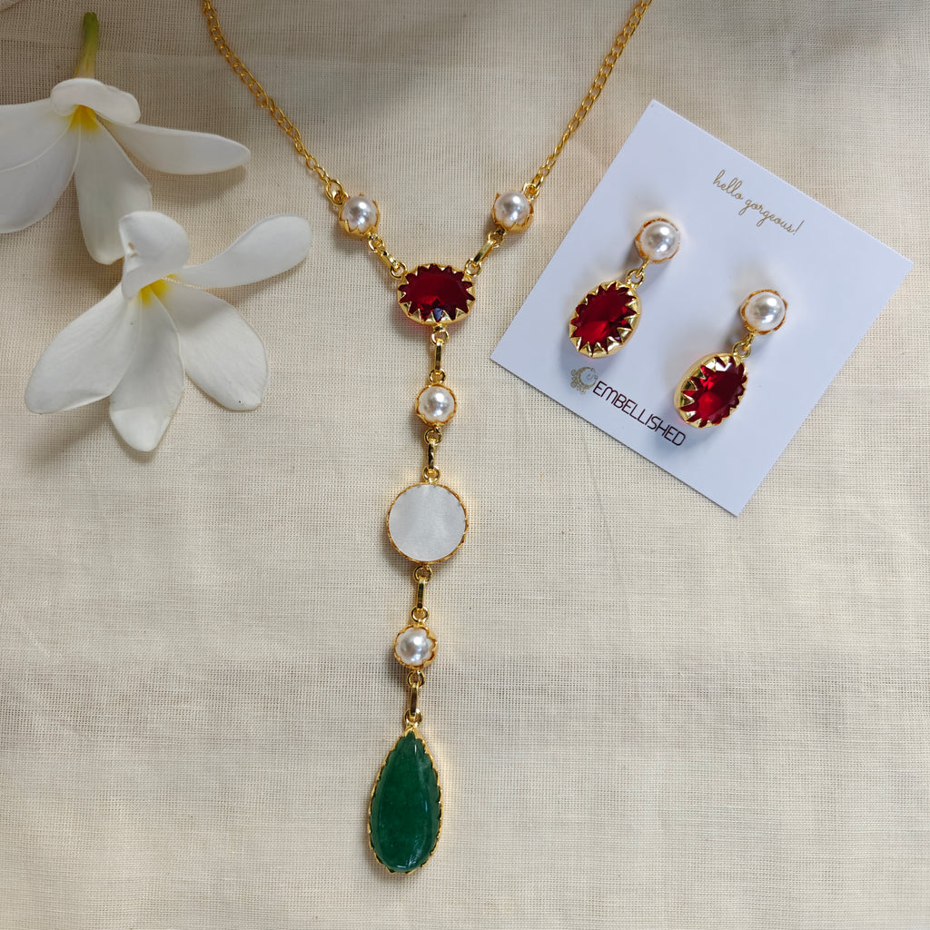 Soiree Y-drop Necklace set