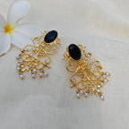 Filigree Golden Chandelier Earrings