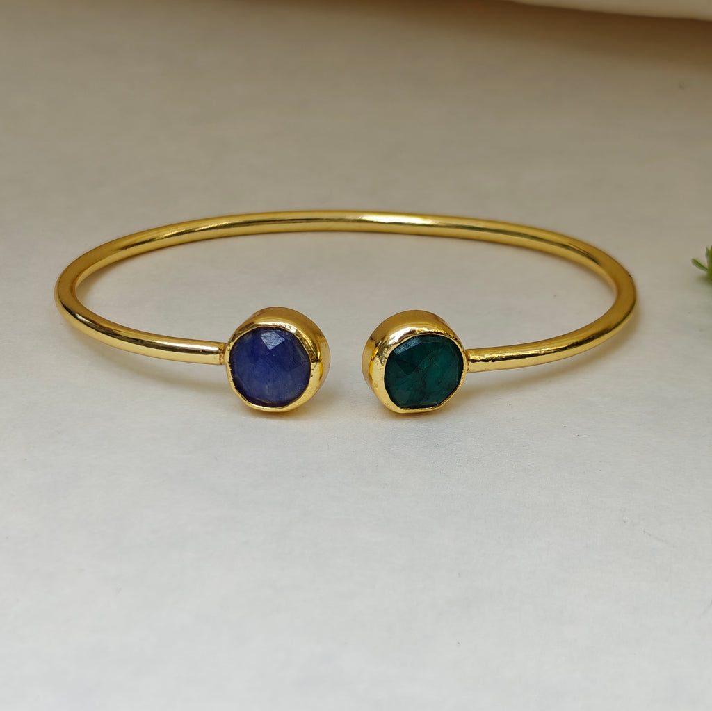 Colored Crystals Slim Bangle